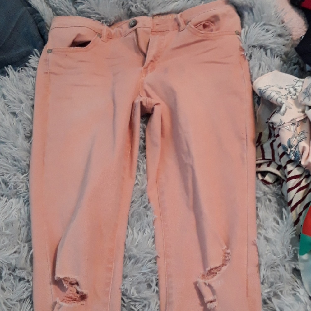 Pink pants